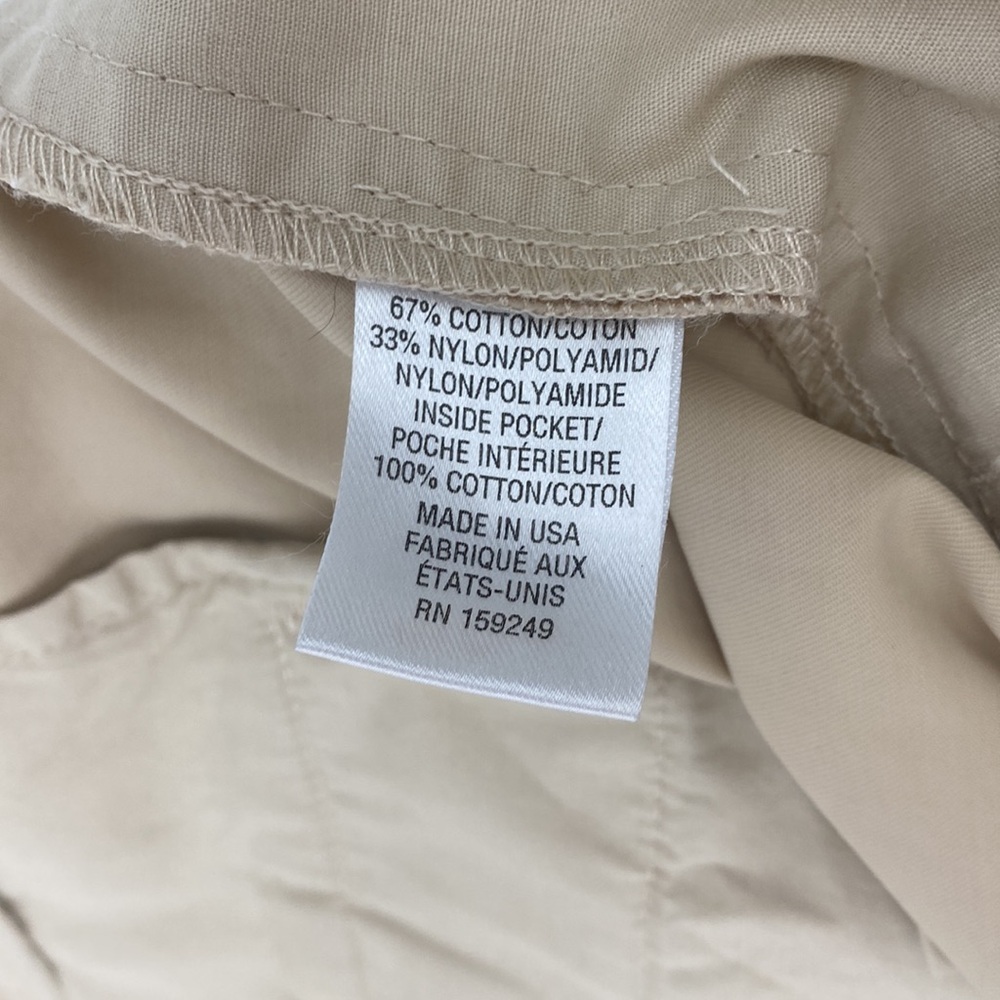 TWP Size Womens 12 Tan Office Ankle Pants - Picture 5 of 13